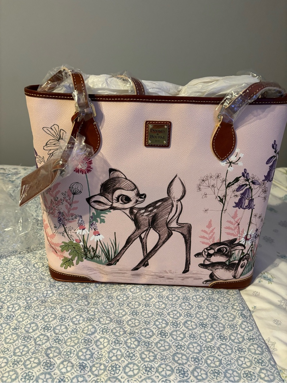 This gorgeous piece is the Disney Parks x Dooney & Bourke 2017 "Bambi 75th Anniv